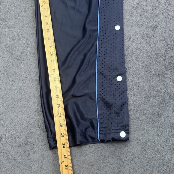 vintage y2k starter track pants mens medium navy blue snap legs Straight leg - Picture 7 of 16